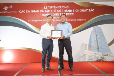 TSP Ghi Dấu Ấn Xuất Sắc Trong Công Tác PCCC Tại Saigon Centre